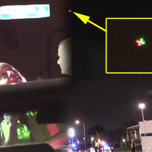 This man has GUTS! Watch how brave Californian man monitors cops with his own surveillance drone.