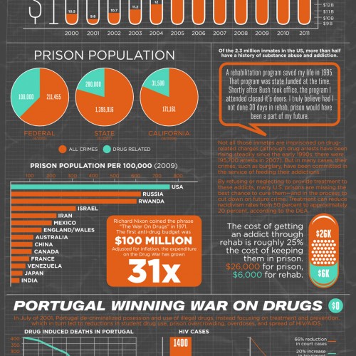 The War on Drugs and Prison Industrial Complex Explained in Pictures: 7 Infographics You Need to See