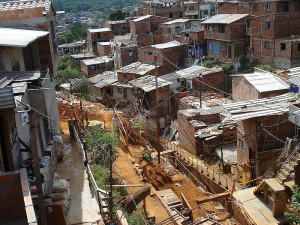 Poverty stricken Colombian area. Photo courtesy Luis Perez.