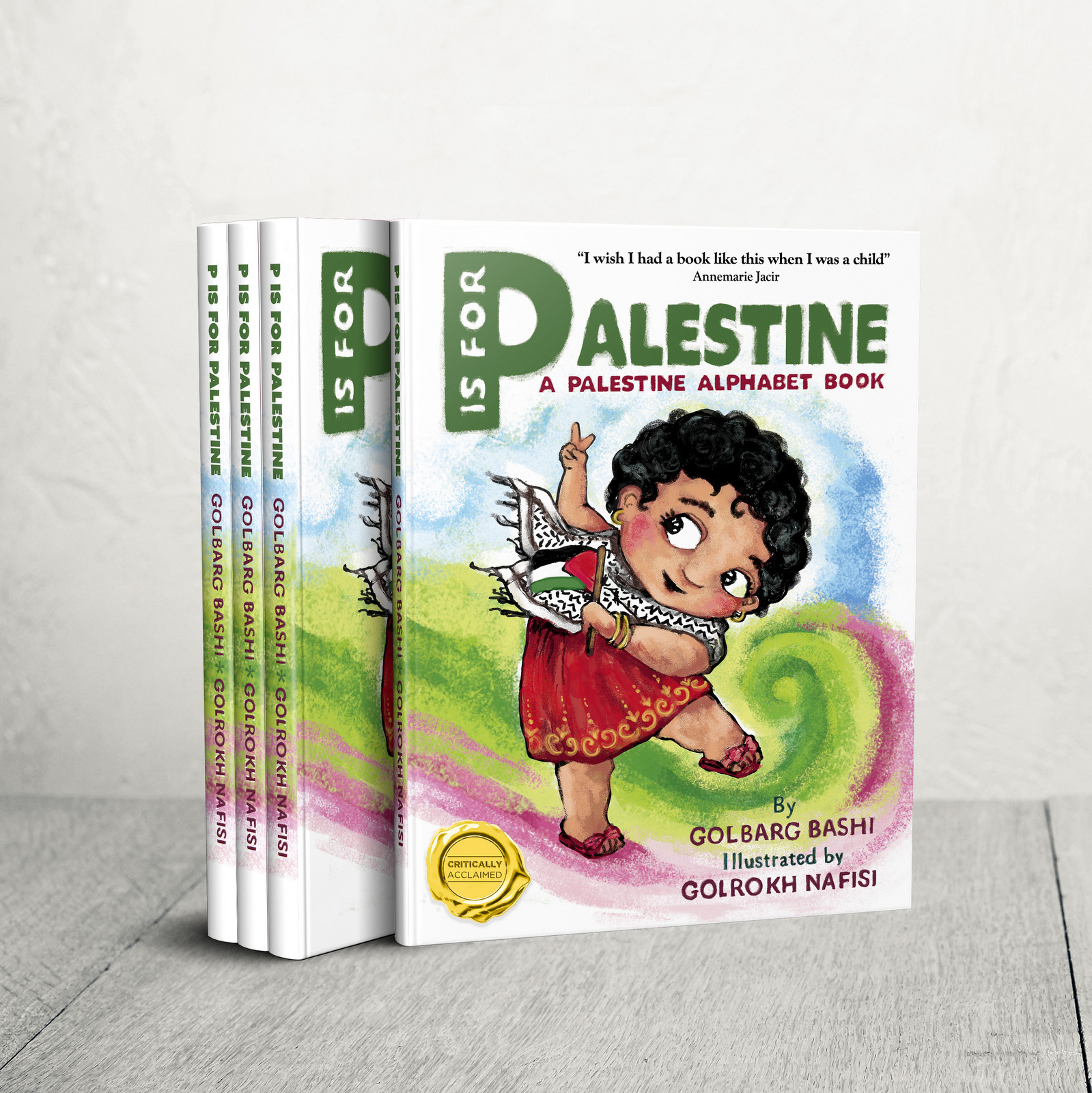 The team behind this book are Middle Eastern-Swedish storyteller Golbarg Bashi aka Dr. Bashi and Golrokh Nafisi, a globally acclaimed illustrator. (drbashi.com)
