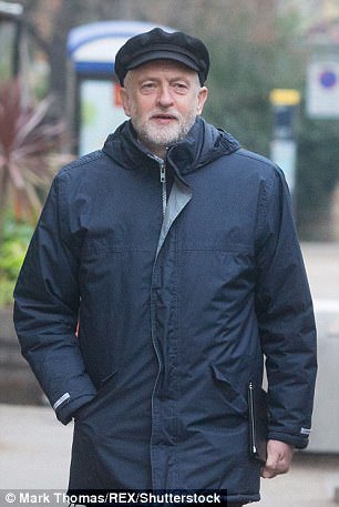 Jeremy Corbyn, pictured in London this morning, dismissed the Special Relationship 