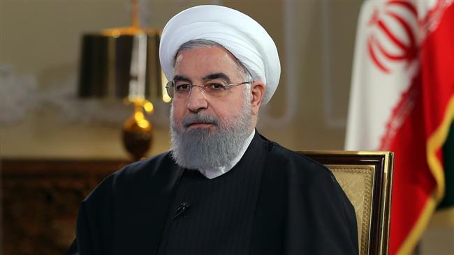 Iranian President Hassan Rouhani during a live interview broadcasted on November 28, 2017. (Photo via IRNA)