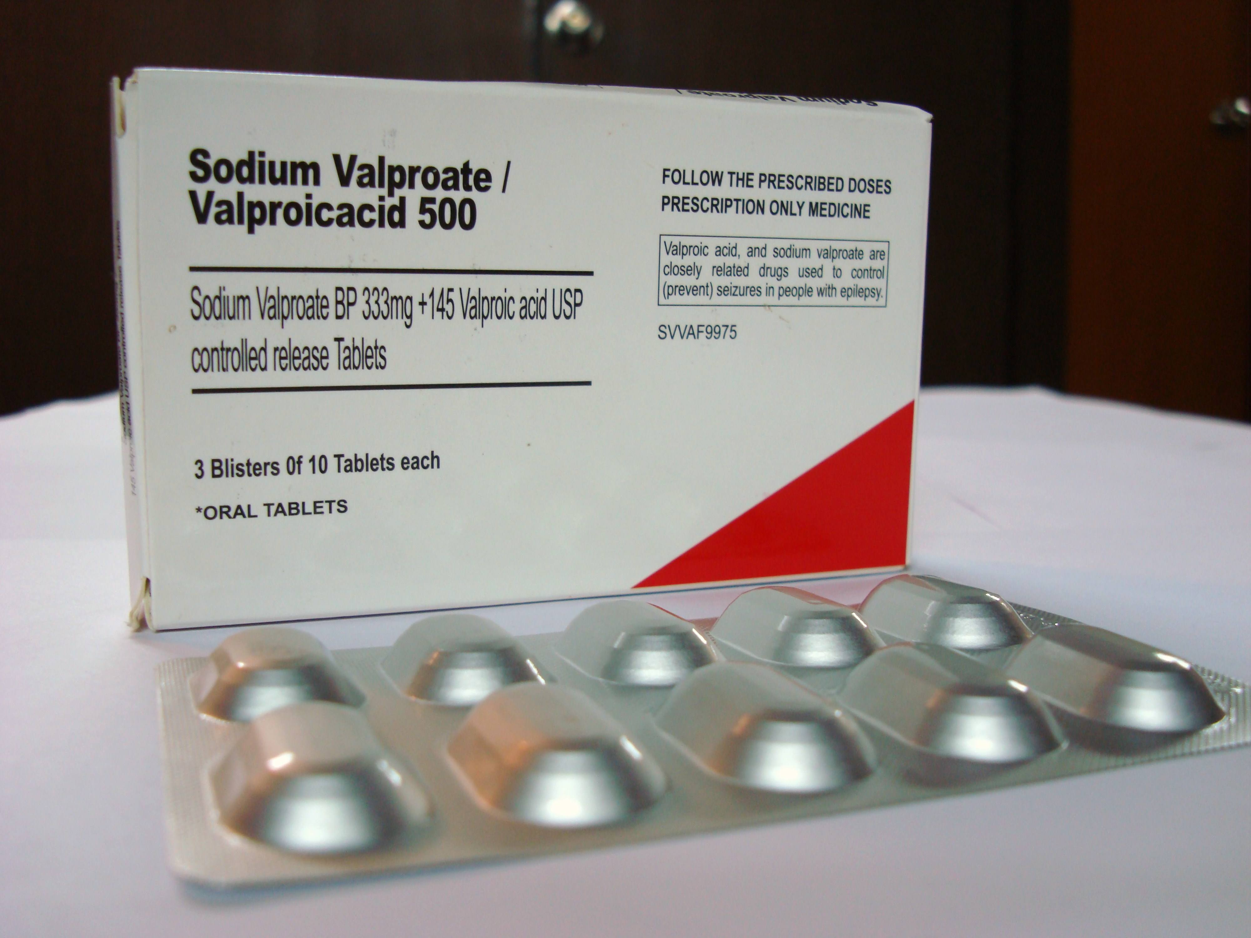 Image result for Sodium Valproate