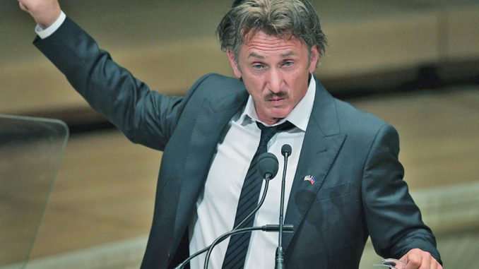 Sean Penn says Donald Trump is humanity's greatest threat
