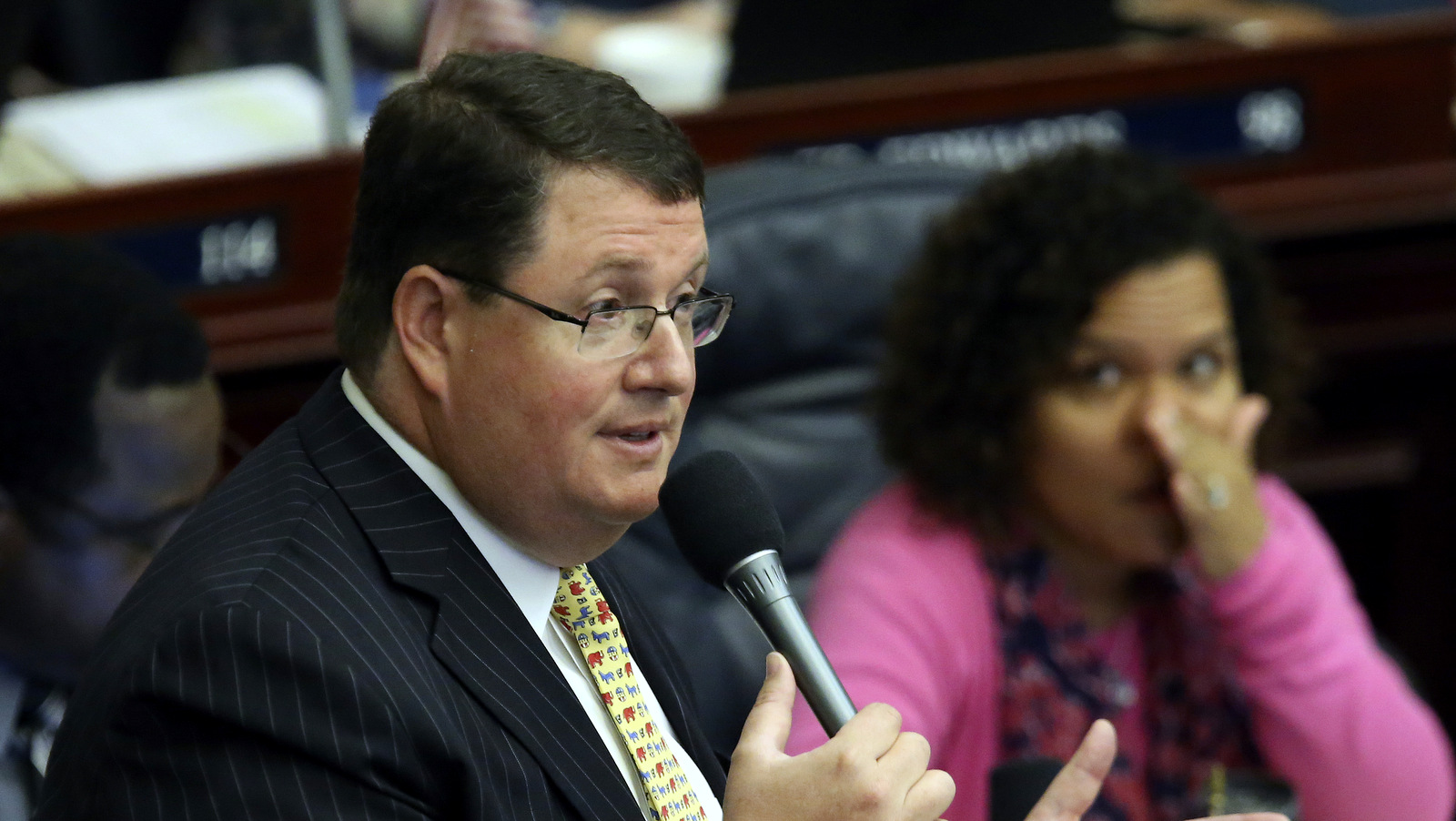 Florida Rep. Randy Fine, R-debates on the invest Florida section of the budget, June 9, 2017. (AP/Steve Cannon)