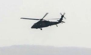 Turkish military helicopter in Afrin, Syria (archives)