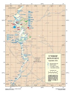 Image: The UNDOF withdrawal in 2014 leaves a 12 – 16 km wide corridor uncontrolled by the UNDOF. In 2013 it transpired that Israel is providing support for Jabhat al-Nusrah, which includes a joint intelligence and military operations room in the Israeli occupied Golan, logistic support, weapons, field hospitals, and direct combat support. (Map plotting by Christof Lehmann) Click on map to view full size.