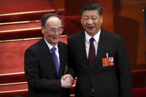 Xi Jinping, Wang Qishan, China, Mar 2018