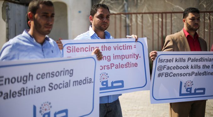 Facebook ban hundreds of Palestinian people at request of Israeli government