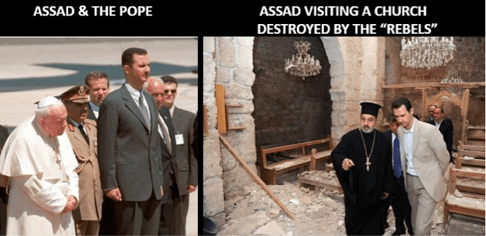 Assad and the pope
