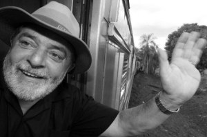 Lula's train now heading for jail - Courtesy Lula da Silva - Facebook