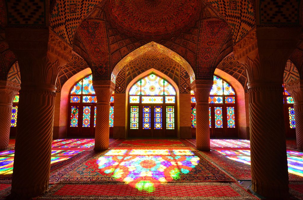 The Nasir ol Molk Mosque in Shiraz