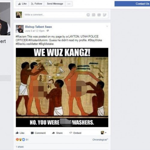 Police Officer Resigns After Posting Racist Meme On Facebook