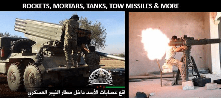 rockets mortars tanks tow missiles