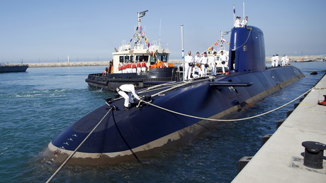 Israeli Rahav Dolphin-class submarines, widely believed to be capable of firing nuclear missiles. © Baz Ratner 