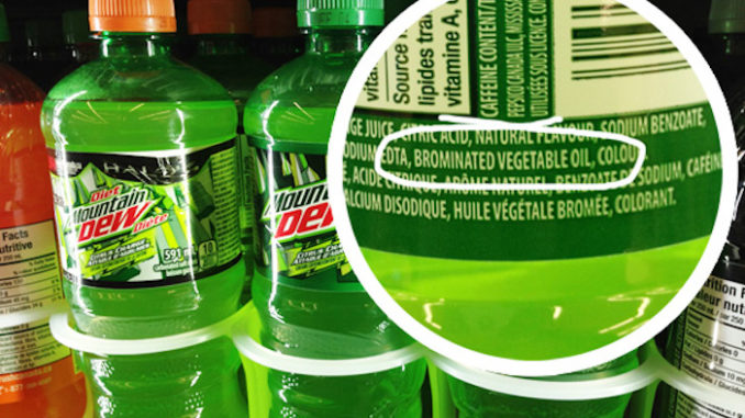 Soda additive BVO found to induce acute paranoid schizophrenia