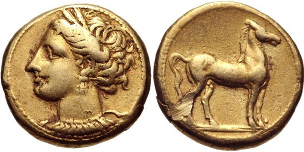 Carthaginian coins from circa 310–290 BC. Representational image only.