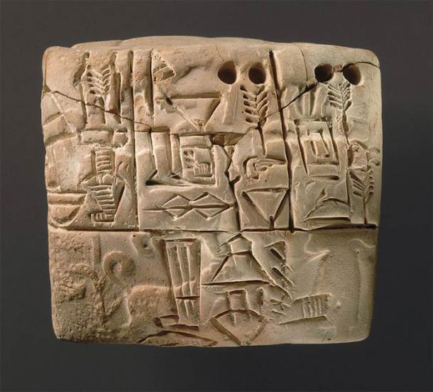 An example of a cuneiform tablet which were also used to “record” ancient Mesopotamian lullabies. (Metropolitan Museum of Art / CC0)