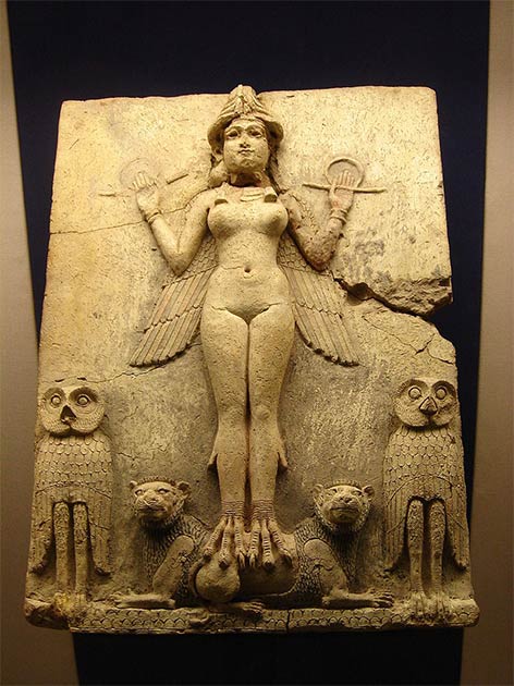 Queen of the Night Relief showing just one of the “ghosts” that guarded the sleeping and the living in ancient Mesopotamia. (Public Domain)