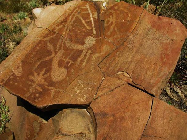 Researchers are still working to find out who created this rock art and the reasons why. (Biologo Jorge Ayala/CC BY SA 4.0)