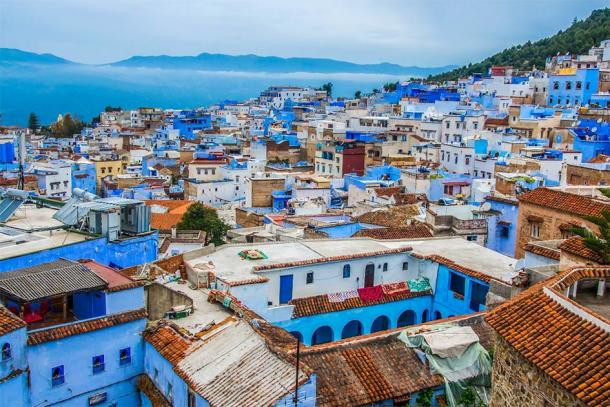 A closer look at Chefchaouen, Morocco's Blue Pearl. (Mariana Ianovska / Adobe Stock)