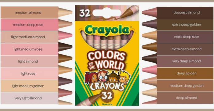 crayola colours of the world crayons