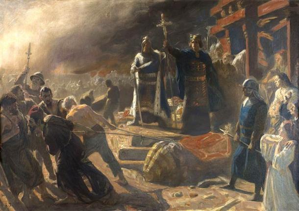 With their Northern Crusades, Catholic military orders undertook the colonization and Christianization of pagans. The mission of the Livonian Brothers was to convert the pagans of modern-day Estonia, Latvia and Lithuania to Christianity. (Public domain)