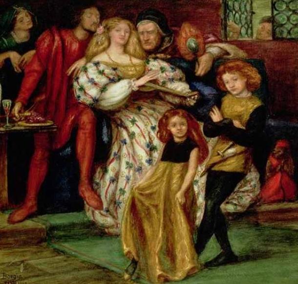 The Borgia Family by Dante Gabriel Rossetti.