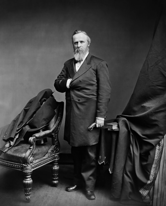 President Rutherford Hayes.