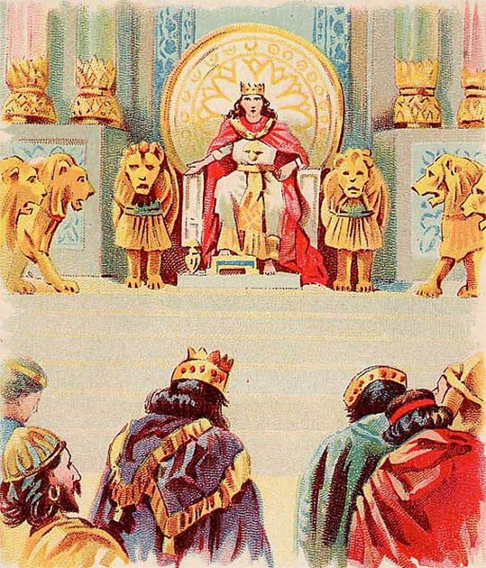 The historicity of most biblical figures, including King Solomon seen here, is a subject of hot debate within biblical archaeology. (Public domain)
