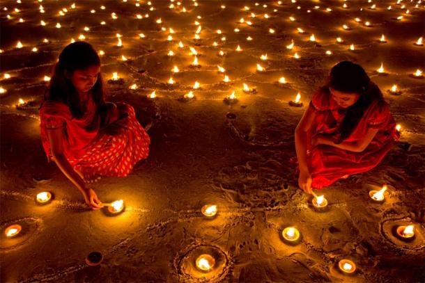 Diwali, the festival of lights. (Public Domain)