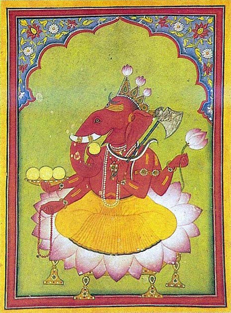 The Hindu god Ganesh, the god of new beginnings, is one of the most worshipped of Hindu deities. (Public domain)