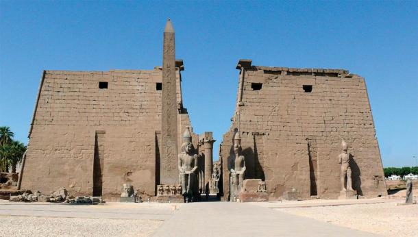 Pylons and Obelisk At Luxor Temple (Image: © David Hatcher Childress)