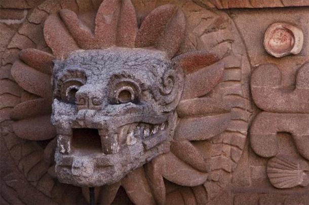 Quetzalcoatl head in Teotihuacan. (Josue /Adobe Stock)