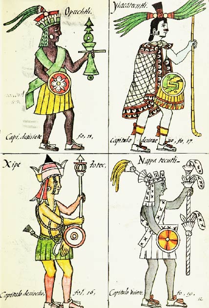 Aztec Gods in the Florentine Codex. (Gary Francisco Keller/CC BY 3.0)