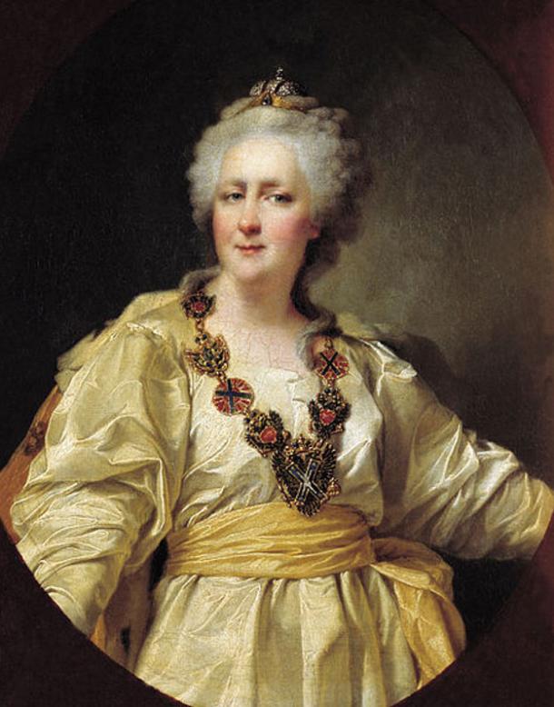 Portrait of Catherine II of Russia by Dmitri Levitzky, 1794.