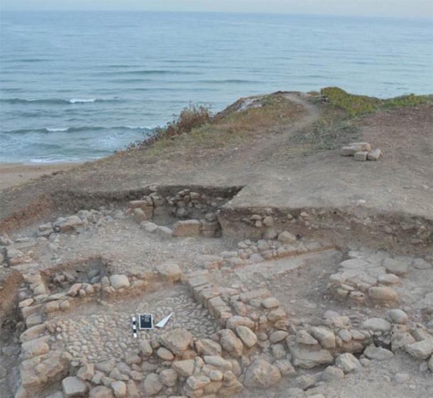 The remains of a house found at Tell el-Burak, Lebanon. (Credit: Tell el-Burak Archaeological Project/Antiquity)
