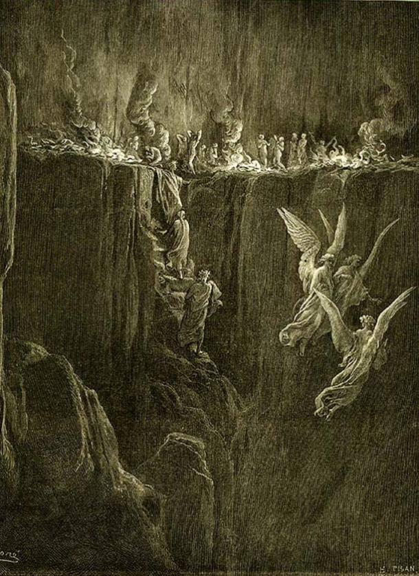 Illustration for Dante's Purgatorio by Gustave Doré