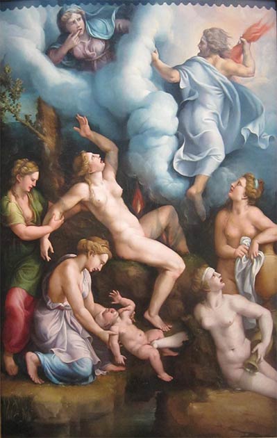 ‘The Birth of Bacchus’, by Giulio Pippi, called Giulio Romano. (CC0)