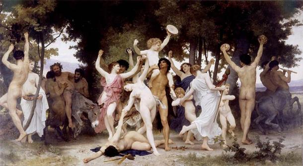 ‘La jeunesse de Bacchus’ (The Youth of Bacchus) by William-Adolphe Bouguereau. (CC BY 2.0)