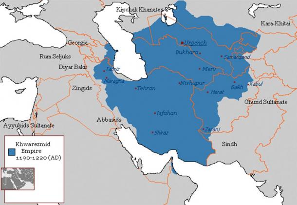 Khwarezmid Empire's Area (Arab League/ CC BY-SA 3.0)