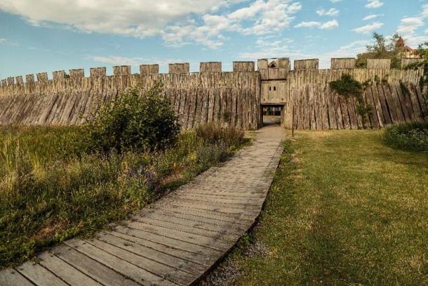 A large, wooden Viking fort probably once stood in this area