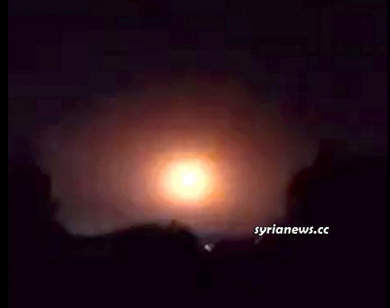 Israel bombs the outskirts of Aleppo 11 September 2020
