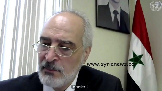 Syrian Ambassador to the UNSC Bashar Jaafari