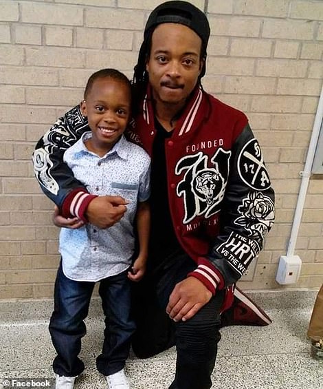 Jacob Blake (pictured with one of his six children) was left paralyzed after cops shot him multiple times in the back as he entered his car last Sunday