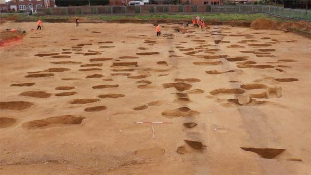 Some 200 Anglo-Saxon graves have been found, including cremations and burials. (Suffolk County Council)