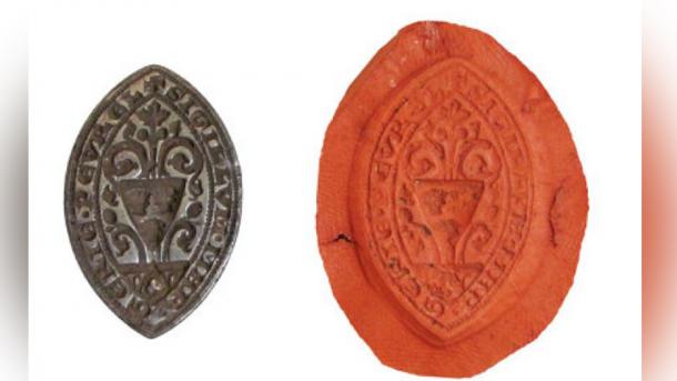 The medieval seal matrix has been declared a treasure. (Oxfordshire County Council)