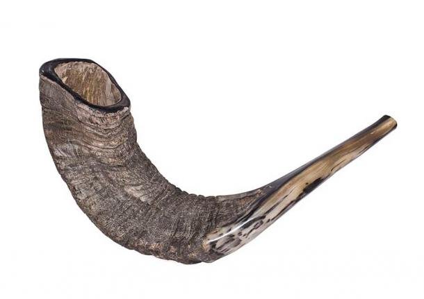 A shofar ritual ram’s horn. (Zachi Evenor / CC BY 3.0)