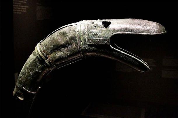 Head of one of the carnyx found at Tintignac. (Claude Valette / CC BY-SA 3.0)