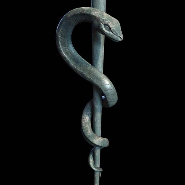 The rod of Asclepius, a symbol representing medicine and healthcare. (Roman / Adobe Stock)